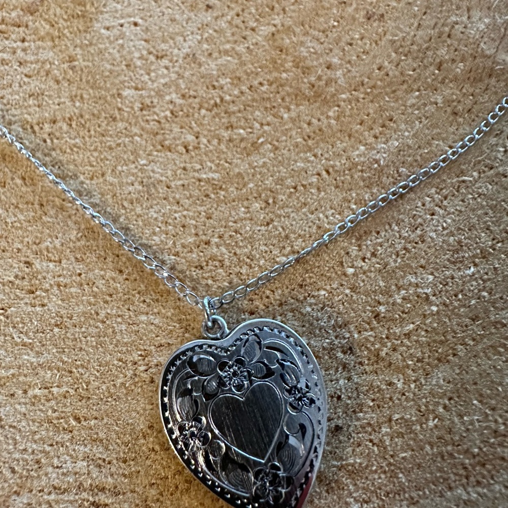 Silver heart shaped rocket